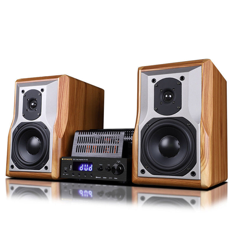Customized HIFI Passive Bookshelf Speaker 4 Ohm FCC Certification