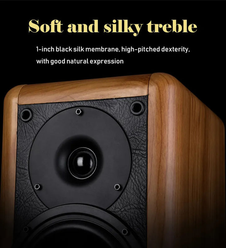 45-20khz Frequency Range Passive Bookshelf Speaker 1inch Tweeter 2 Loudspeaker Enclosures for Sales