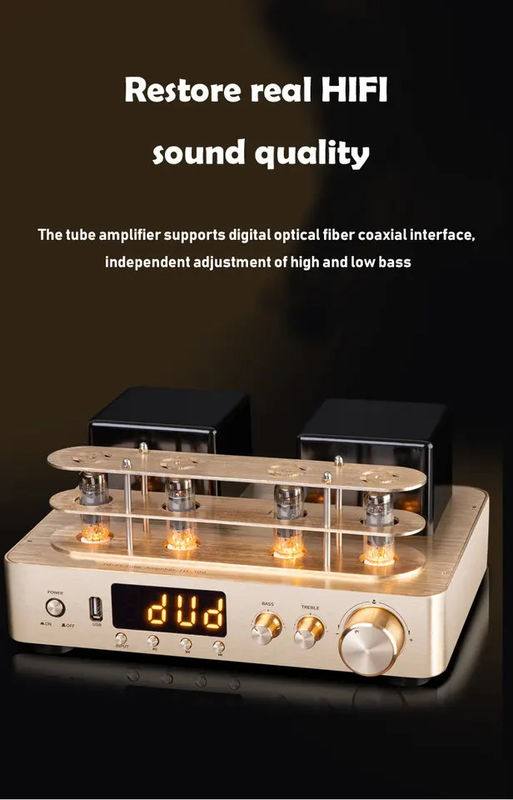 4 Ohms Bluetooth Hifi Bookshelf Speakers 2 Way Multifunctional
