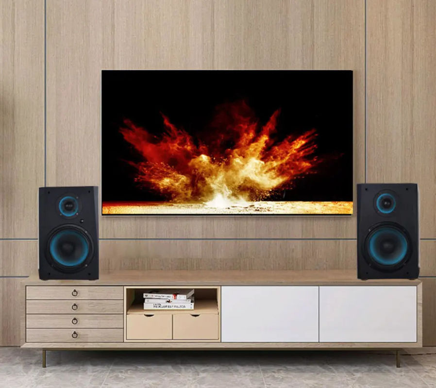4 Ohms Active Bookshelf Speaker 86dB Sensitivity Multifunctional