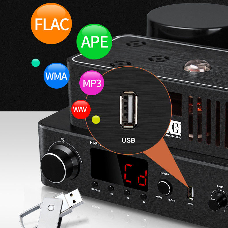 Customized Vacuum Power Home Stereo Tube Amplifier Aluminum Alloy Material