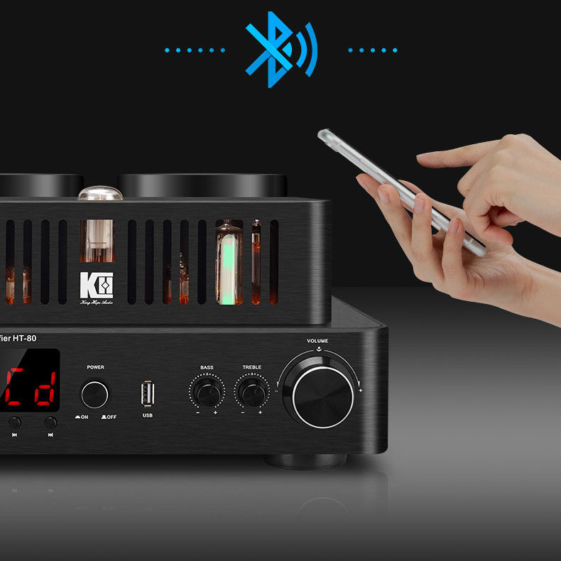 Customized Vacuum Power Home Stereo Tube Amplifier Aluminum Alloy Material