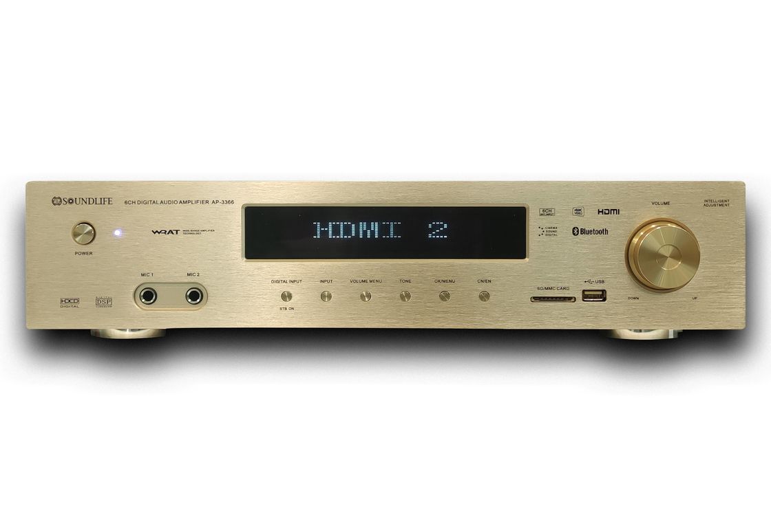 450W Bluetooth Audio Amplifier Remote Control For Home Theatre