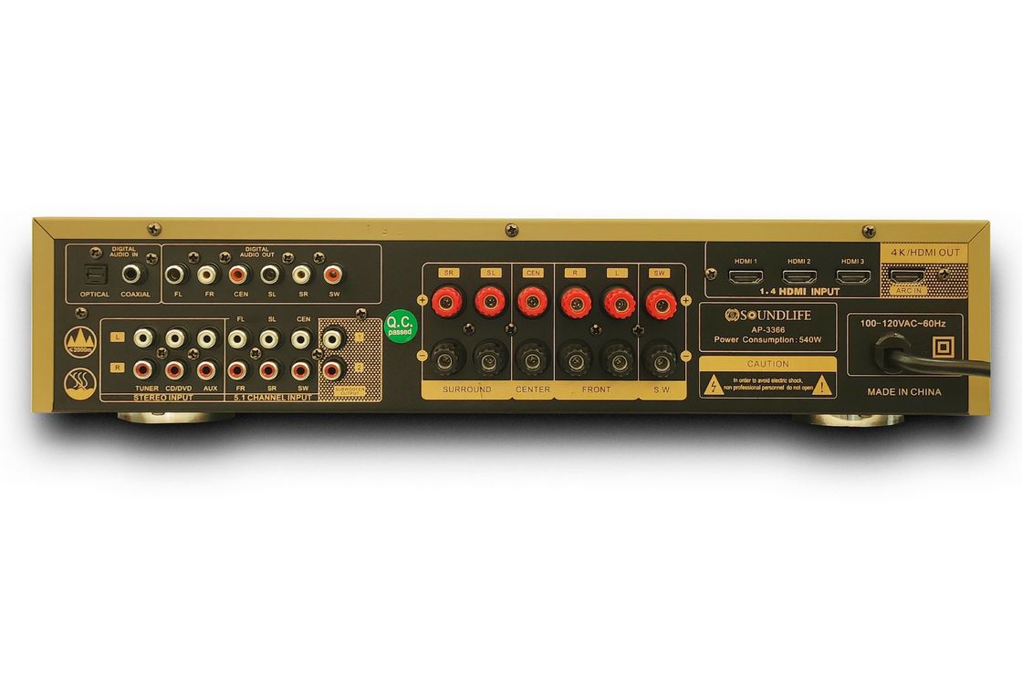 450W Bluetooth Audio Amplifier Remote Control For Home Theatre