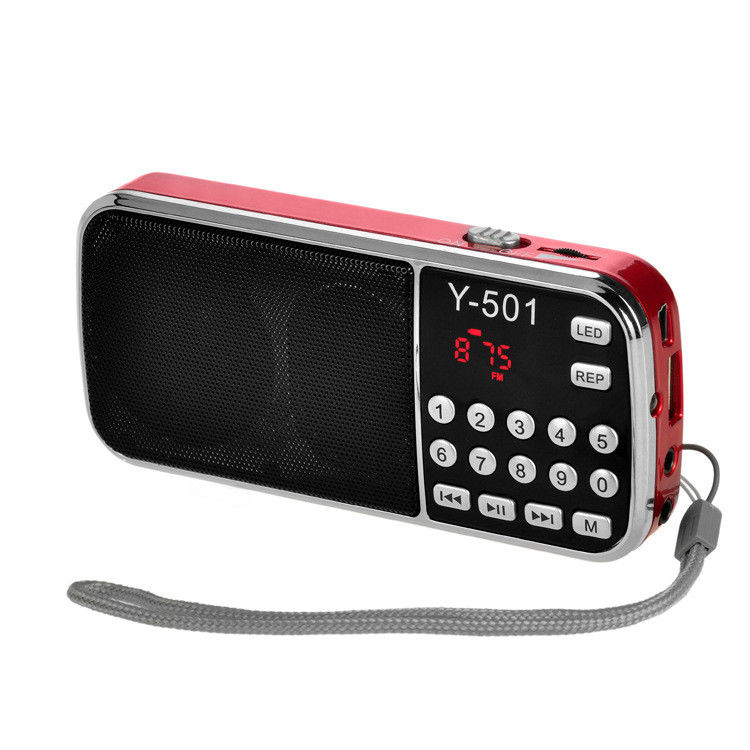 USB Bluetooth Portable Radio Player With 3.5mm Audio Input TF Card Function