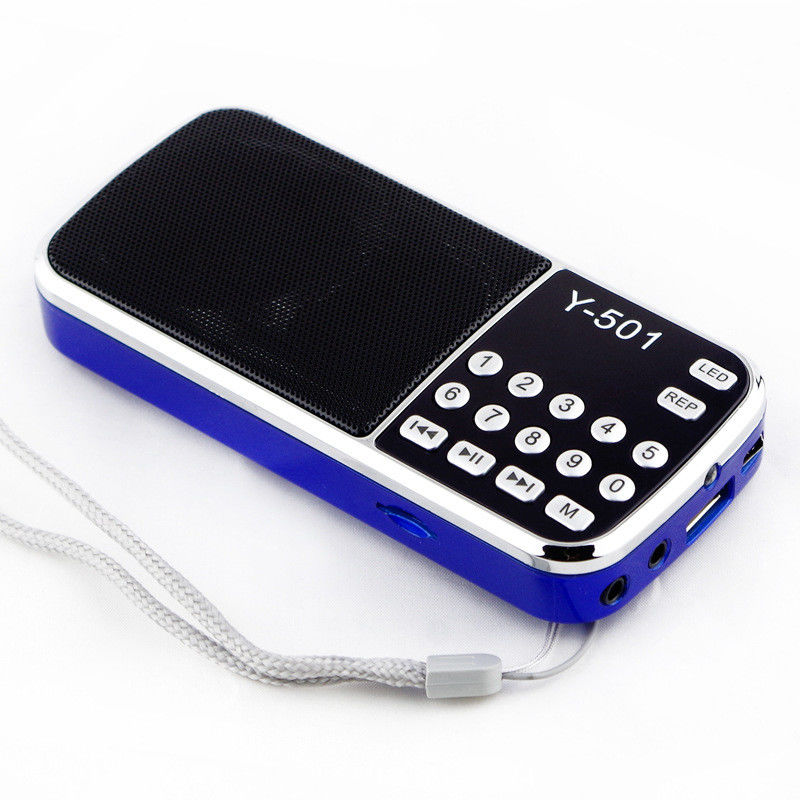 USB Bluetooth Portable Radio Player With 3.5mm Audio Input TF Card Function
