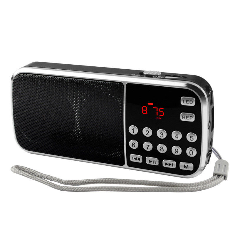 USB Bluetooth Portable Radio Player With 3.5mm Audio Input TF Card Function