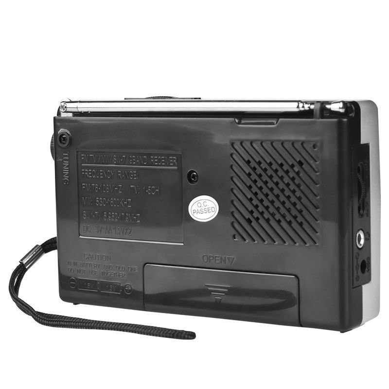 Customized Portable Radio Player White Color With FM AM SW Frequency