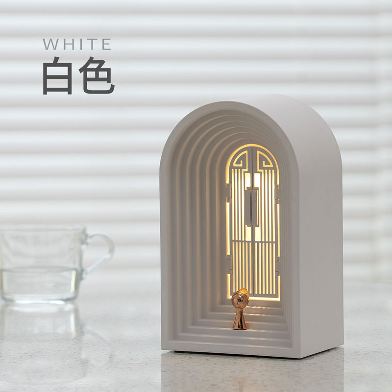 Compact ABS Silicone Night Lamp 1A 1200mAh 18650 Battery Powered