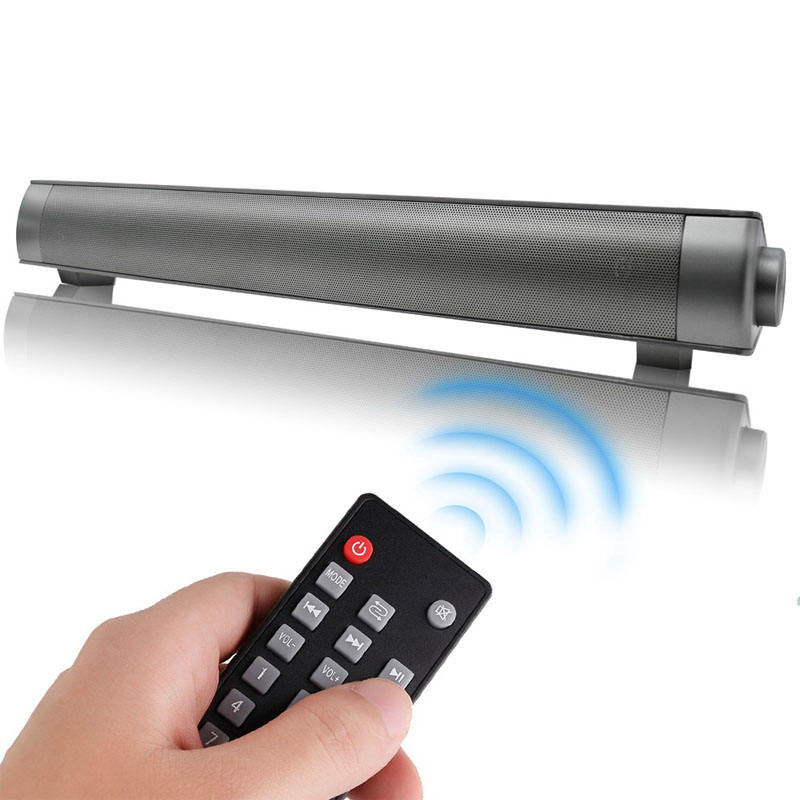 Wireless Soundbar for TV 120W Subwoofer Output Power and 4Ω Impedance Home Theatre System