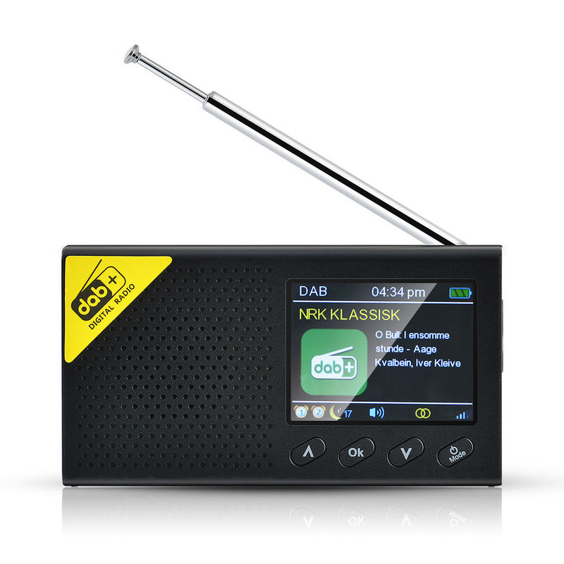Portable Style FM Radio With DAB Frequency Range 170-240MHz
