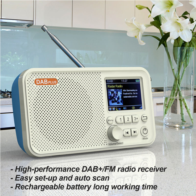 Portable DAB Radio Player with MP3 and Bluetooth