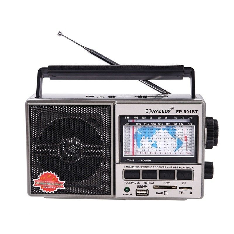 2.4 Inch LCD Display Portable Radio Player with 3.5mm Stereo Output Connectors