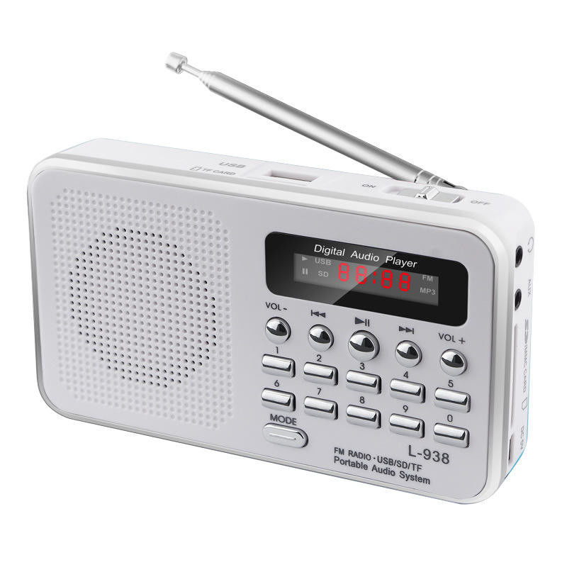 Micro USB FM Radio Player With 87.5-108MHz FM Transmit Range