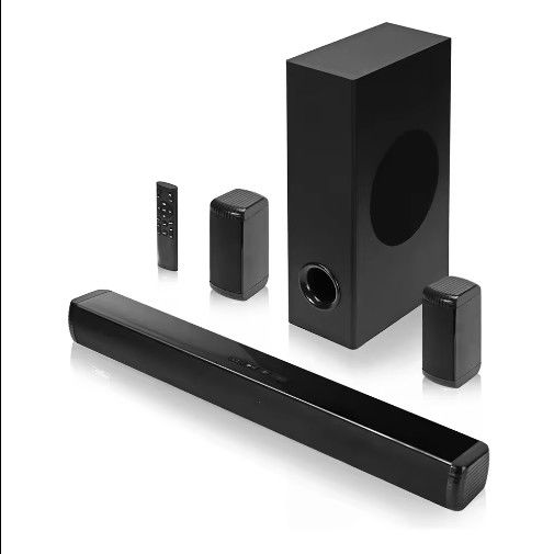 5.25 ABS Soundbar With Bluetooth 5.0 4 Drivers And Multiple Inputs