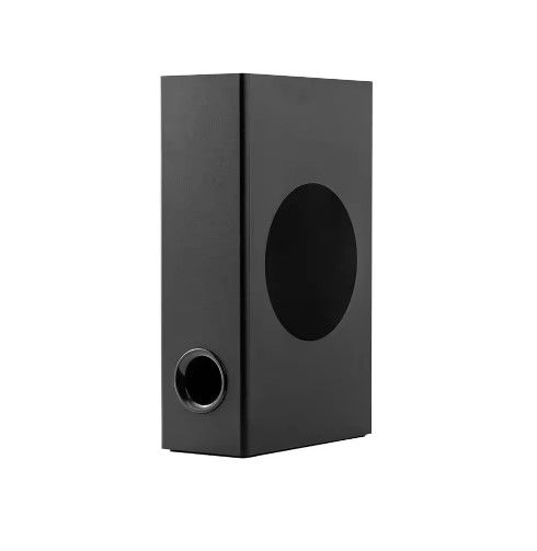 Black Wireless Sound Bar Home Theater System With Wireless Speaker