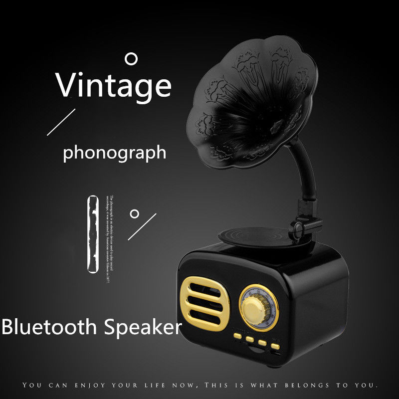 2.5" Wireless Portable Bluetooth Speaker With ABS Silicone Rubber Oil Cloth Net Cabinet