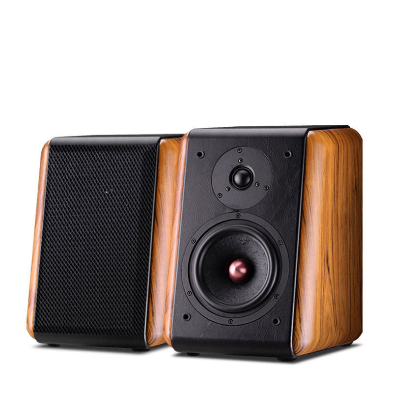 AUX Connectivity High Density Sheet Bookshelf Speakers Delivering Rich Audio From 65Hz To 20Hz