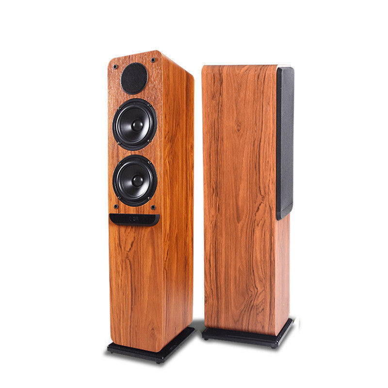 AUX Connectivity High Density Sheet Bookshelf Speakers Delivering Rich Audio From 65Hz To 20Hz