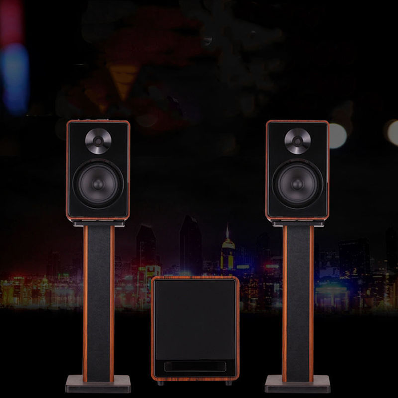 Compact Bluetooth Bookshelf Speakers for Exceptional Sound 4" Full-Range Size Woofer