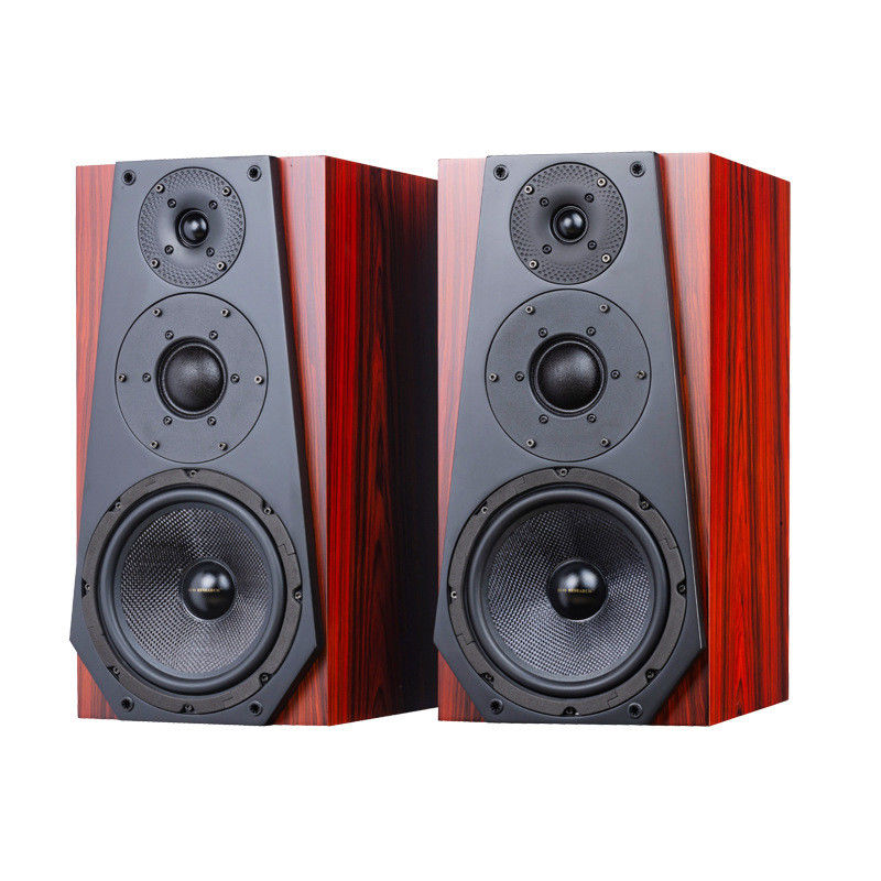 Immaculate Sound Wooden Bookshelf Speakers with Other Power Source in Wooden Box