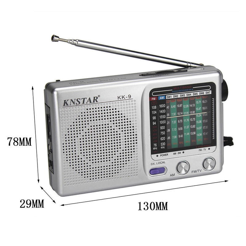 Versatile Portable Clock Radio with Easy to Read Display and Rich Sound