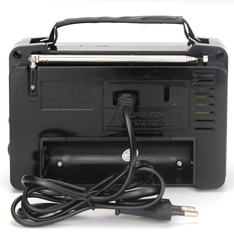 Portable AM/FM Radio with Built In Speaker for Outdoor Use