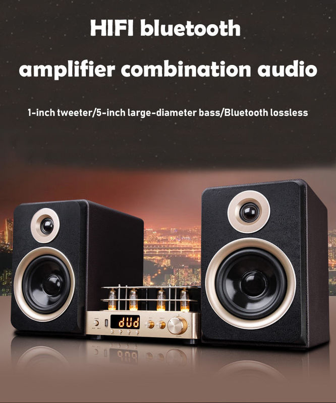 Dynamic Bluetooth Bookshelf Speakers with Enhanced Bass and Wide Frequency Range