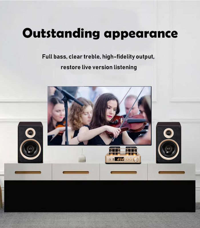 Dynamic Bluetooth Bookshelf Speakers with Enhanced Bass and Wide Frequency Range