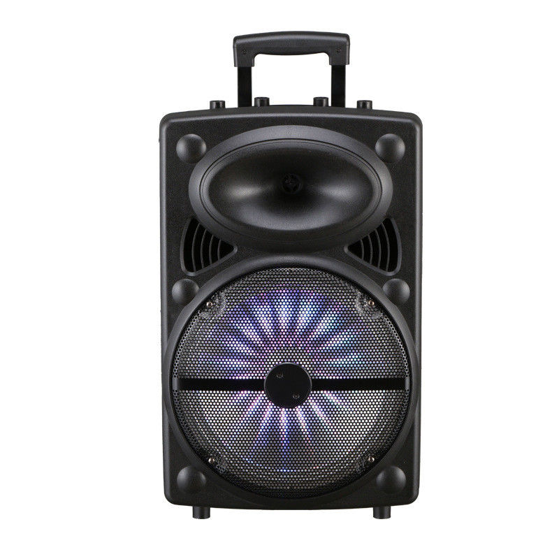 8-inch Portable Bluetooth Speaker with Subwoofer FM Radio USB TF Card MIC and AC Power