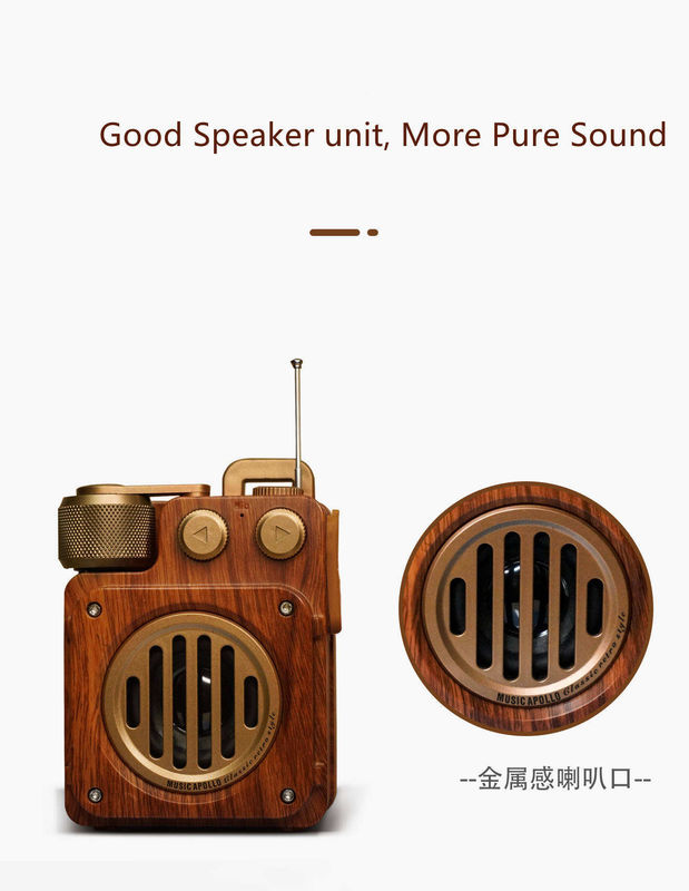 Customizable 4Ω Impedance Battery Powered Portable Speaker Compact Size