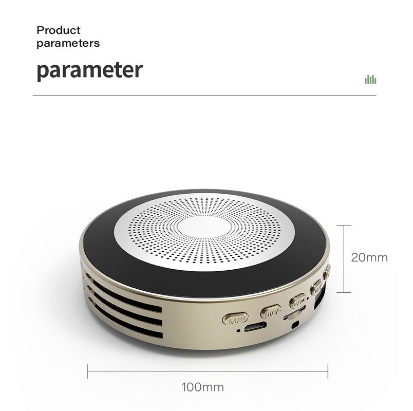 Usb Connectivity Portable Bluetooth Speaker with Built in Wireless Charging Station