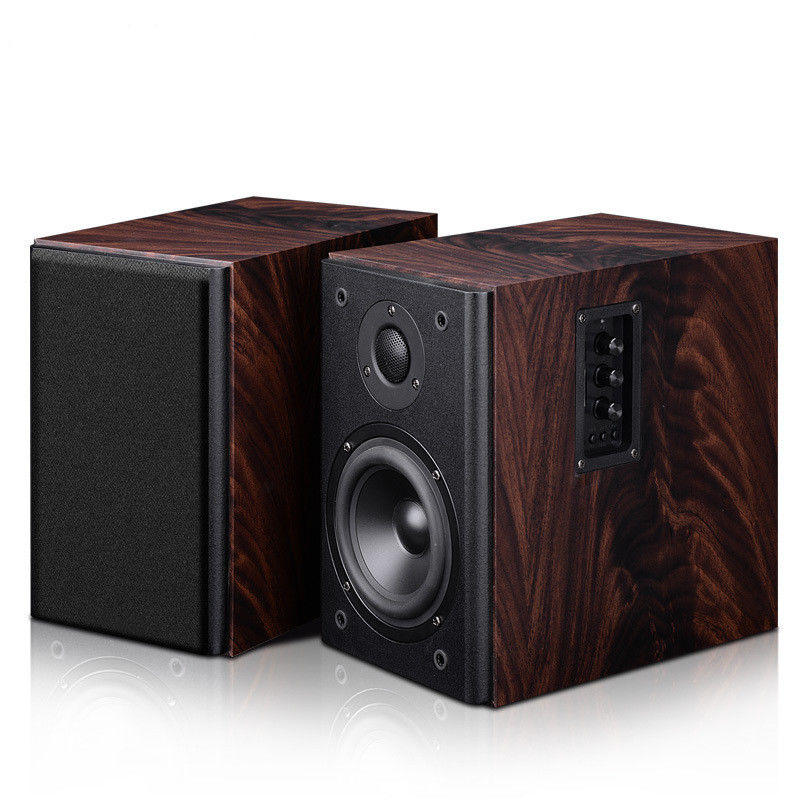 40W Bookshelf Speaker with Enhanced Bass and Treble High Density Sheet Cabinet Material