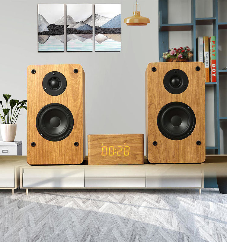 Rhythm Rechargeable Bookshelf Speakers with USB Connection and Music Function
