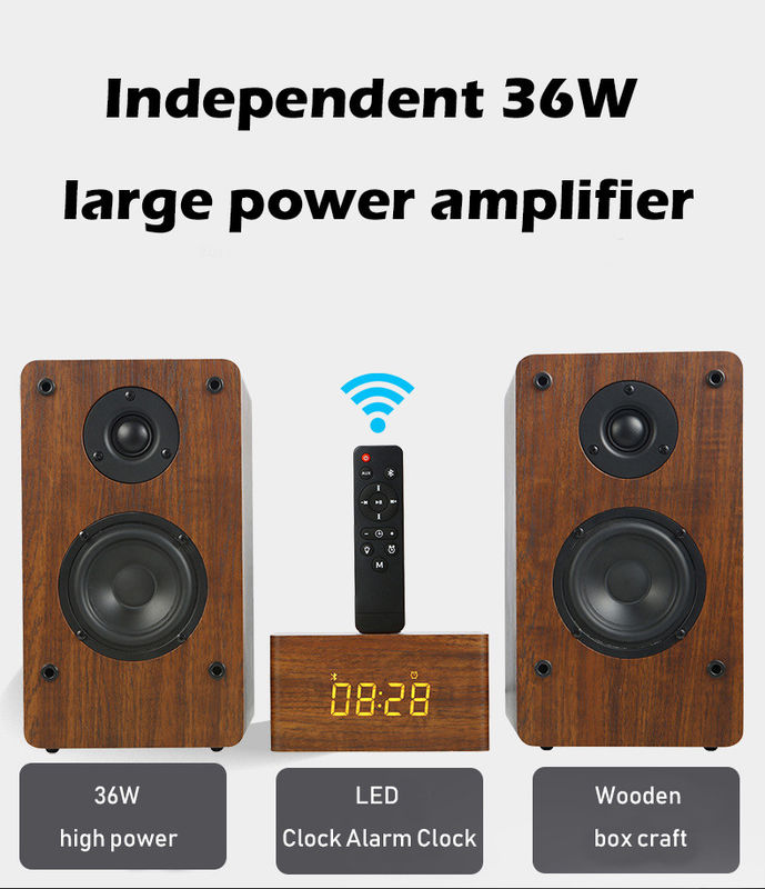 Rhythm Rechargeable Bookshelf Speakers with USB Connection and Music Function