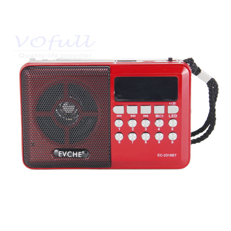 4OU 2 Inches Speaker Portable Radio Player With Built in TWS And Flashlight