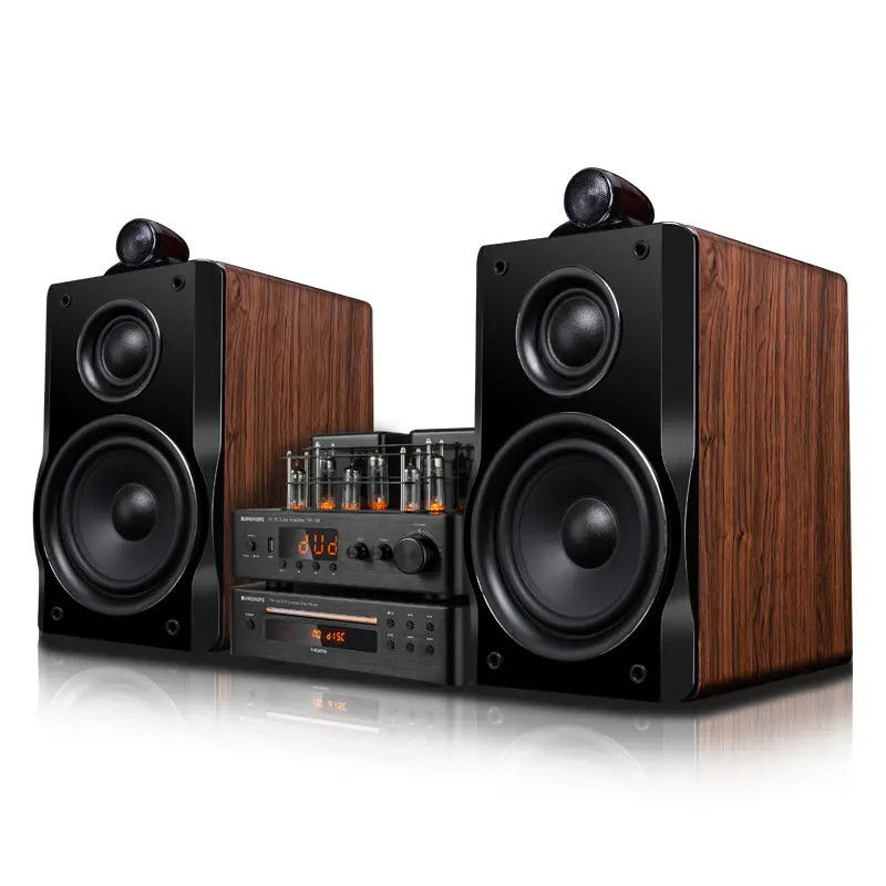 40W Modern Bluetooth Bookshelf Speakers with Crystal Clear Sound Frequency Response 45-20khz