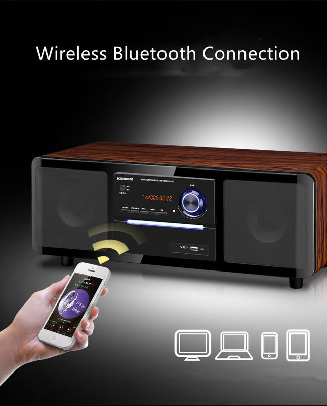 Density Sheet Wood Bookshelf Speaker Enhances Audio Clarity with SNR of ≥80DB