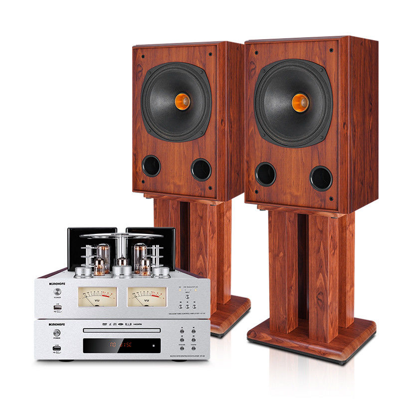 Fidelity 3-Way Wireless Music Bookshelf Speakers with Booming Bass and Modern Stylings