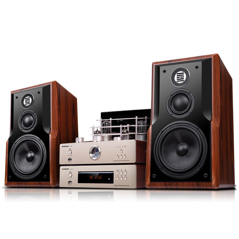 120W Bookshelf Speakers with 3-Way Loudspeakers Modern Style and Color Gift Box
