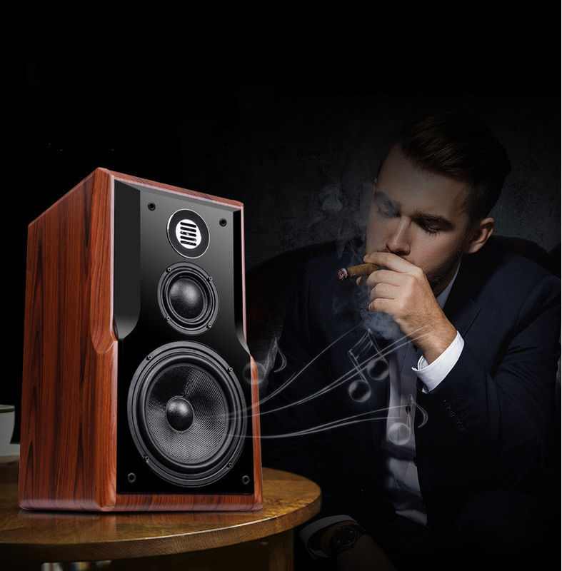 120W Bookshelf Speakers with 3-Way Loudspeakers Modern Style and Color Gift Box