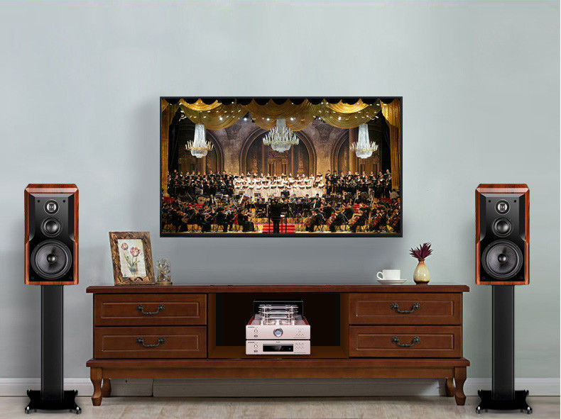 120W Bookshelf Speakers with 3-Way Loudspeakers Modern Style and Color Gift Box