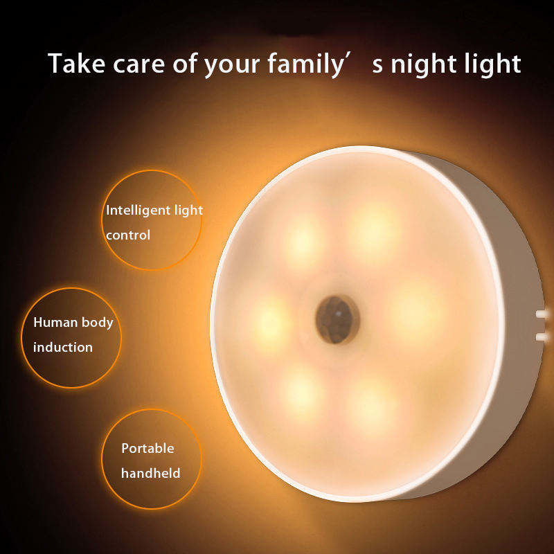 LED Light Source Silicone Night Light with Adjustable Brightness and Auto Shut Off