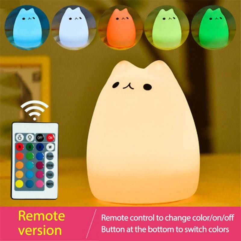 European Design Silicone LED Night Light with FCC Certification