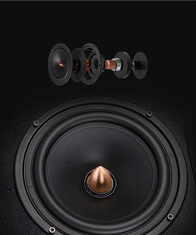 40W Output Power 3-Way Bluetooth Speakers with Modern Style and Density Sheet Crossover