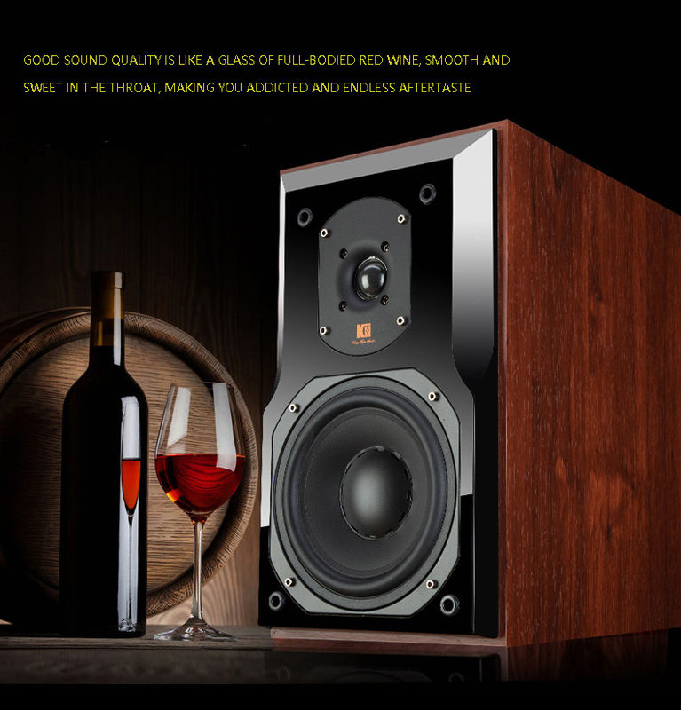10-120Watts Modern Bluetooth Bookshelf Speakers with 45-20khz Frequency Response