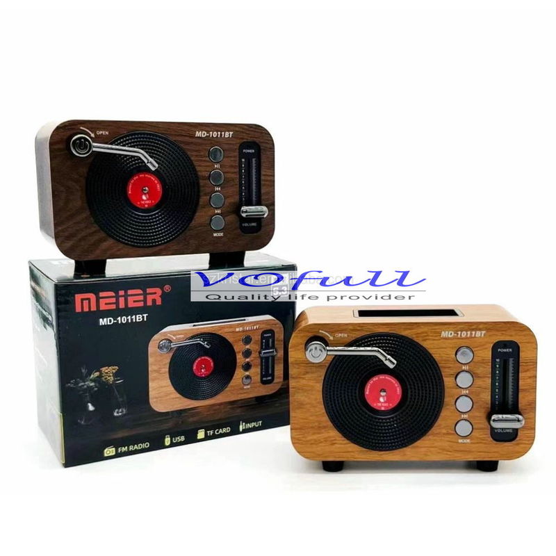 3 Band FM/MW/SW Radio with USB/TF Slot Built in Speaker Rechargeable Battery
