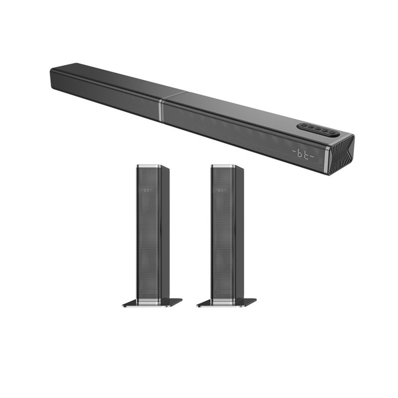 Elevate Your Audio Experience with USB and HDMI ARC Functions Wireless Bluetooth Soundbar 4 Loudspeaker Enclosure ABS