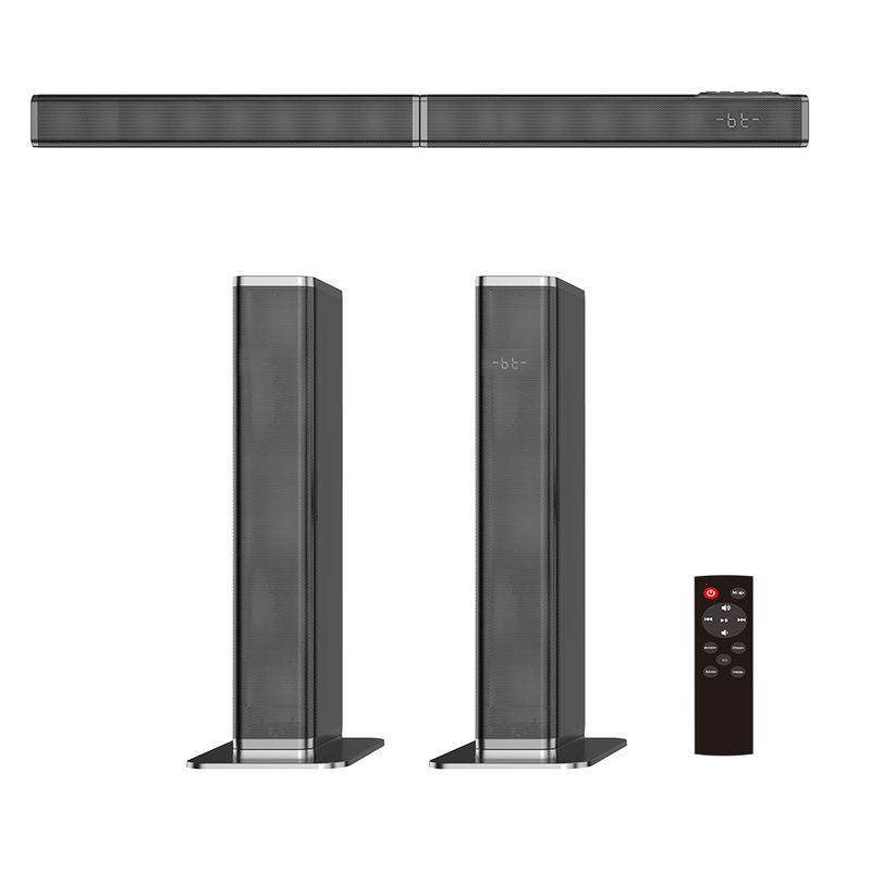 Elevate Your Audio Experience with USB and HDMI ARC Functions Wireless Bluetooth Soundbar 4 Loudspeaker Enclosure ABS
