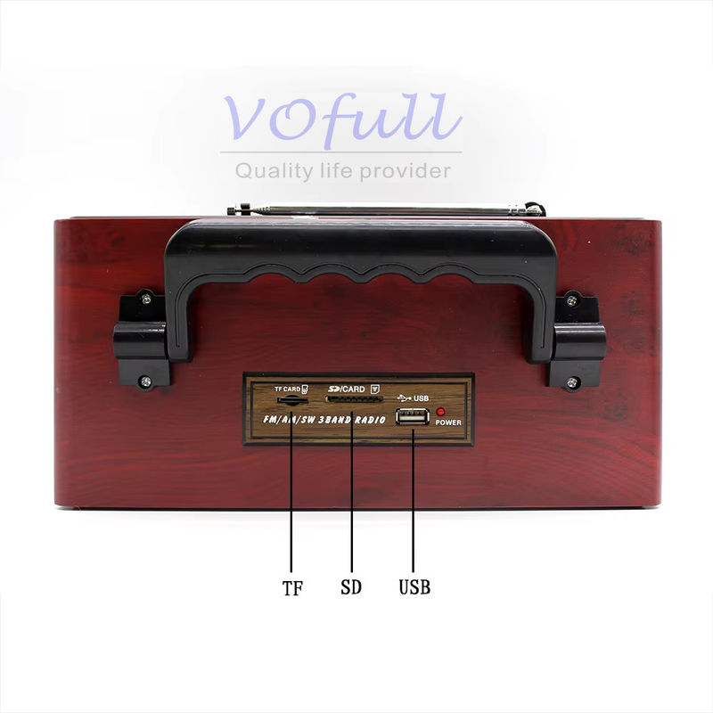 Rechargeable Battery Pack FM Radio for FM/MW/SW 3 Band Power Supply